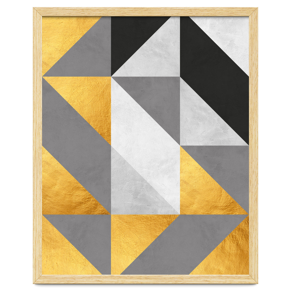 Gray and Gold Composition IV