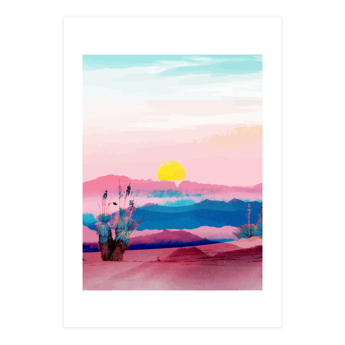 Her Heart Was Made Of Liquid Sunsets (Print Only)