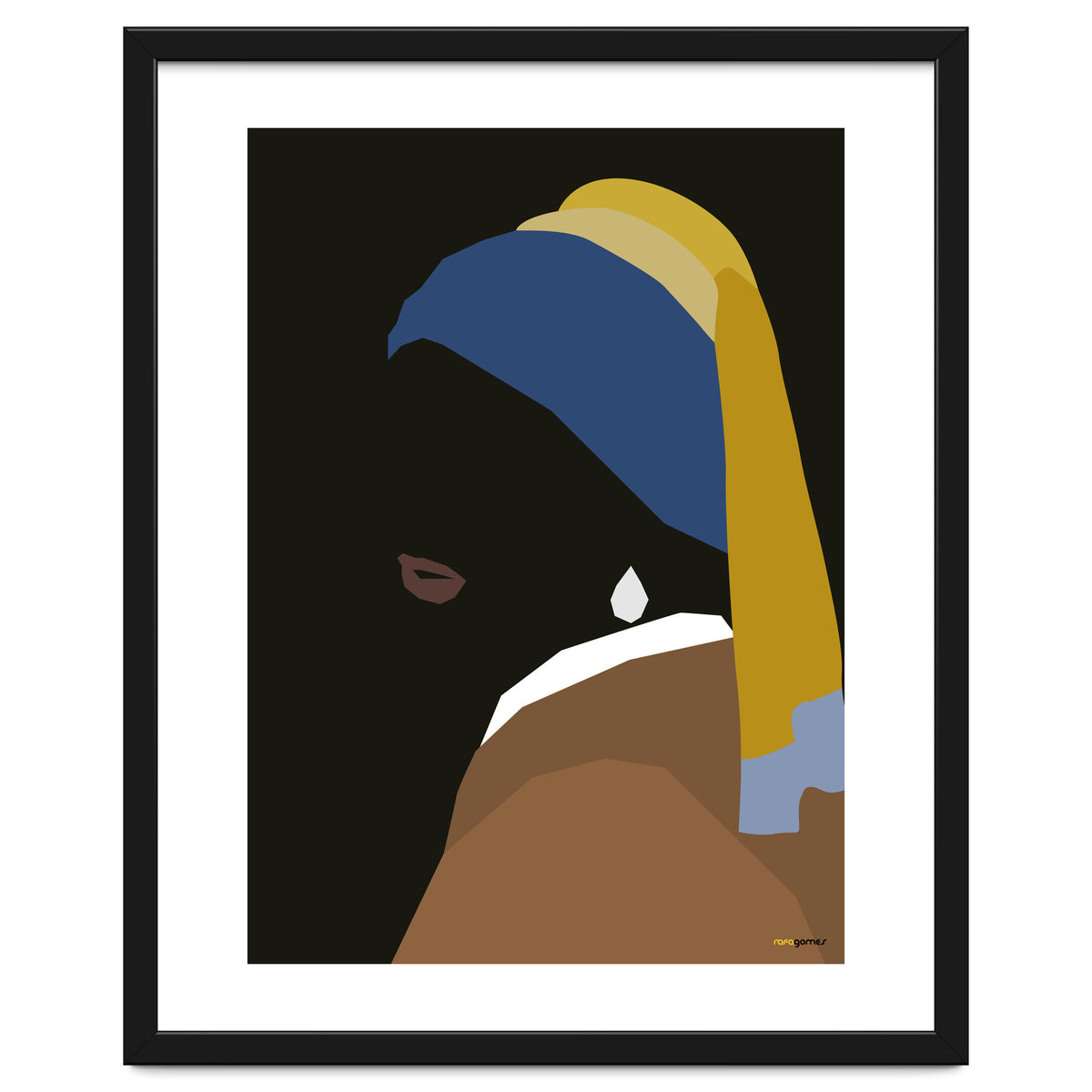 Girl with a Pearl Earring Minimalist