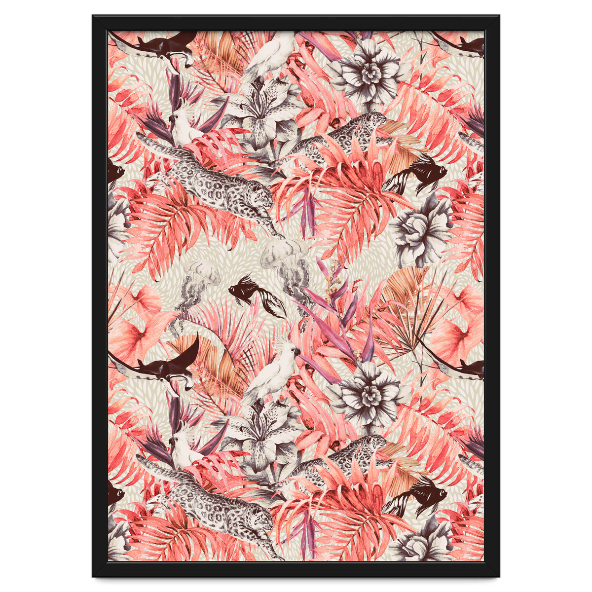 Tropical paradise pink