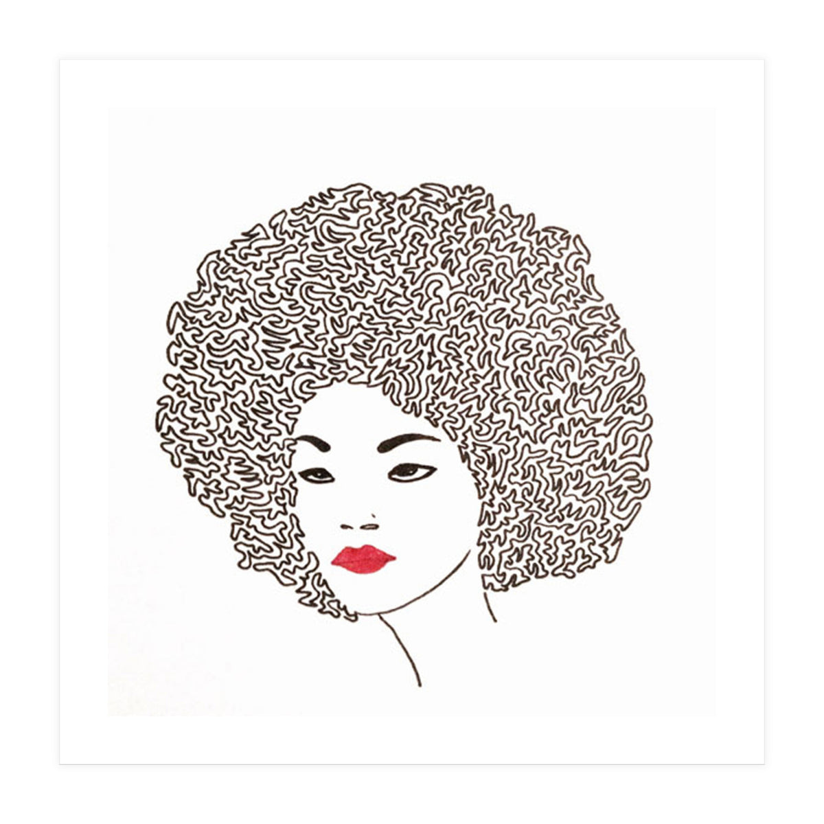 Big Hair Don't Care (Print Only)