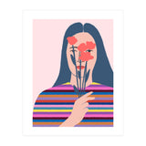 Girl With Flowers (Print Only) thumbnail