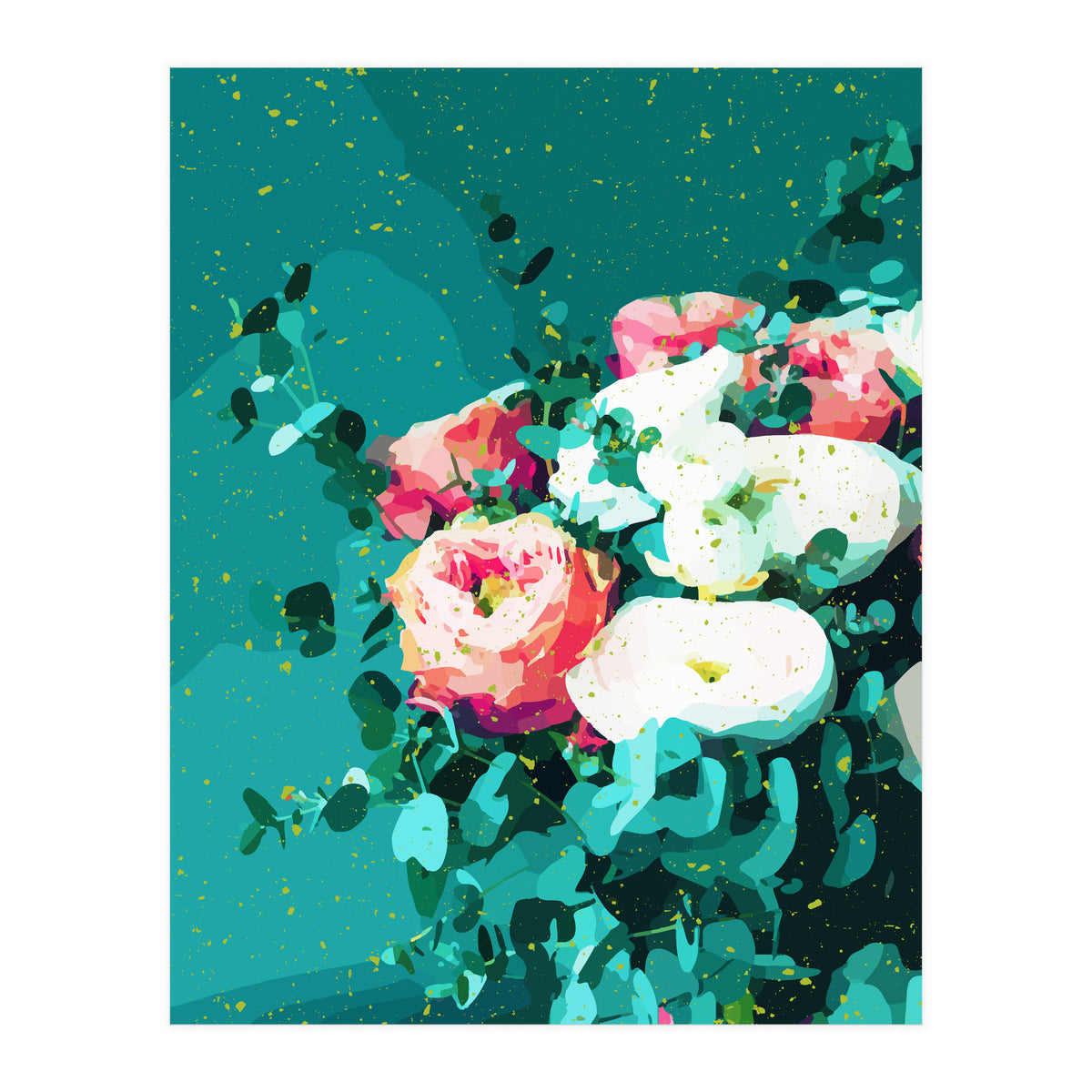 Floral & Confetti (Print Only)