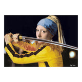 Vermeer's Girl with a Pearl Earring & Beatrix Kiddo From Kill Bill (Print Only) thumbnail