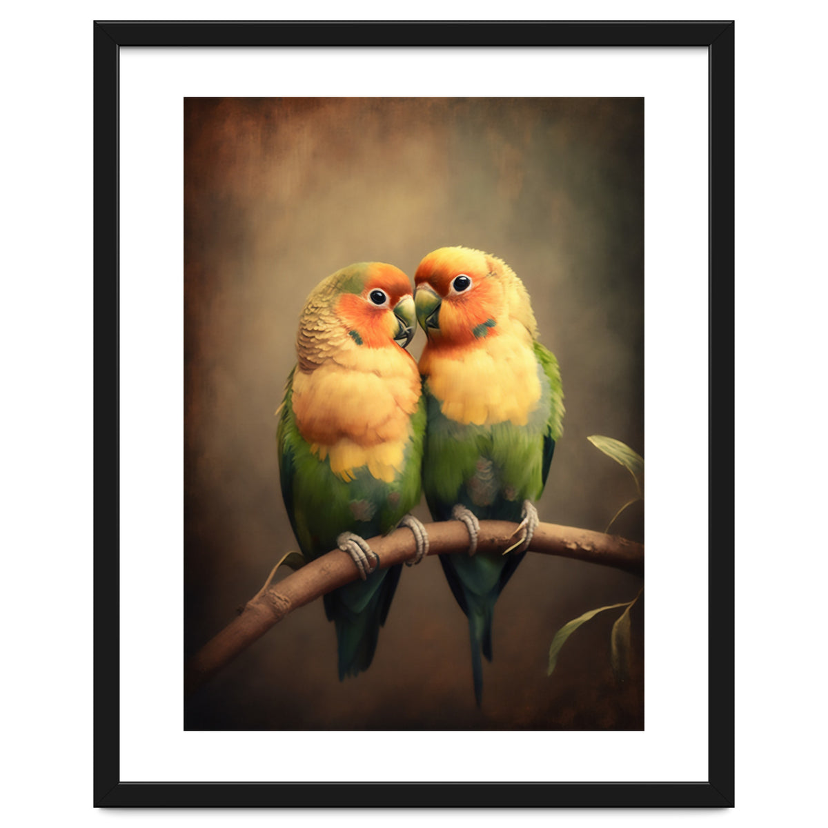 Lovebirds Painting