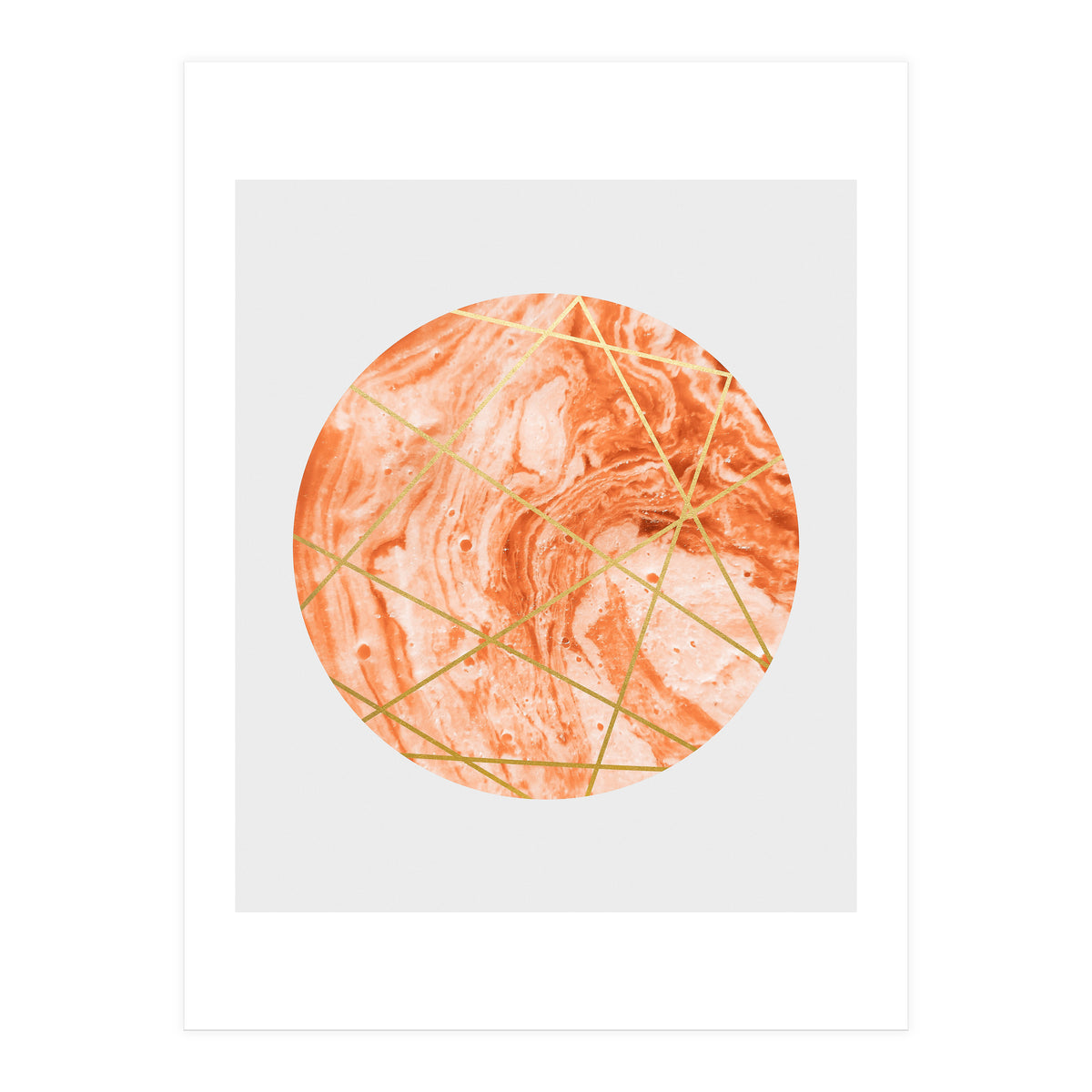 Peach Sphere (Print Only)