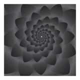 3 D Modern Black Floral (Print Only) thumbnail