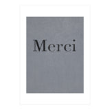 Merci, Dark Grey (Print Only) thumbnail