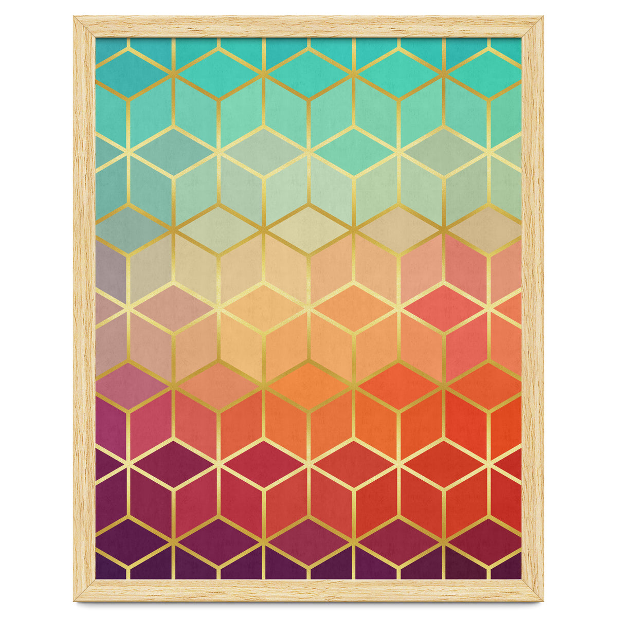 Colorful and golden pattern II