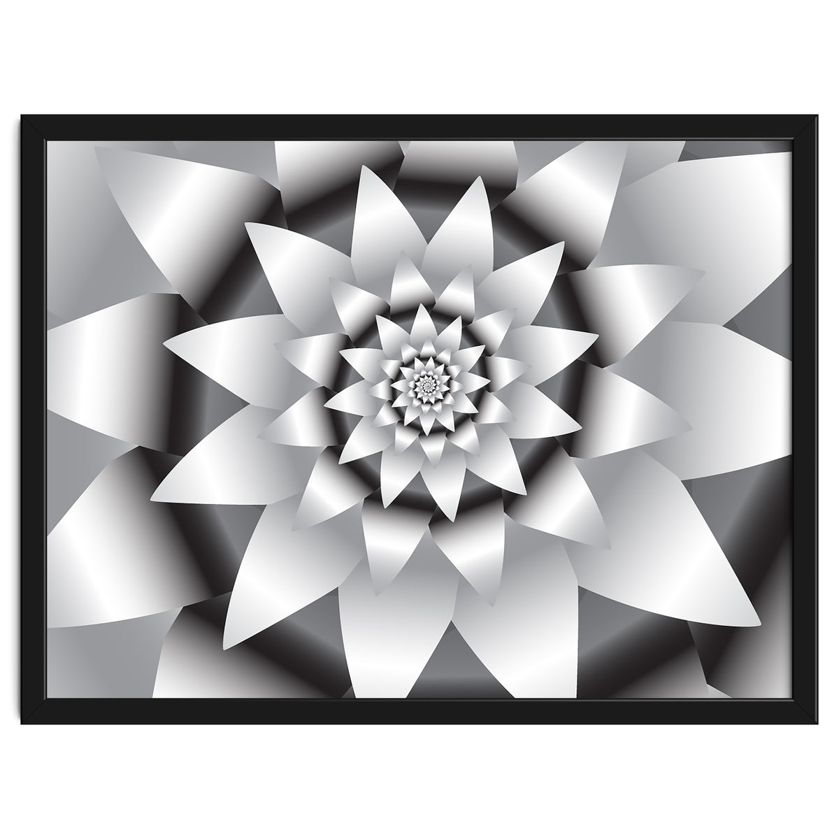 Abstract Modern Flower Design Art