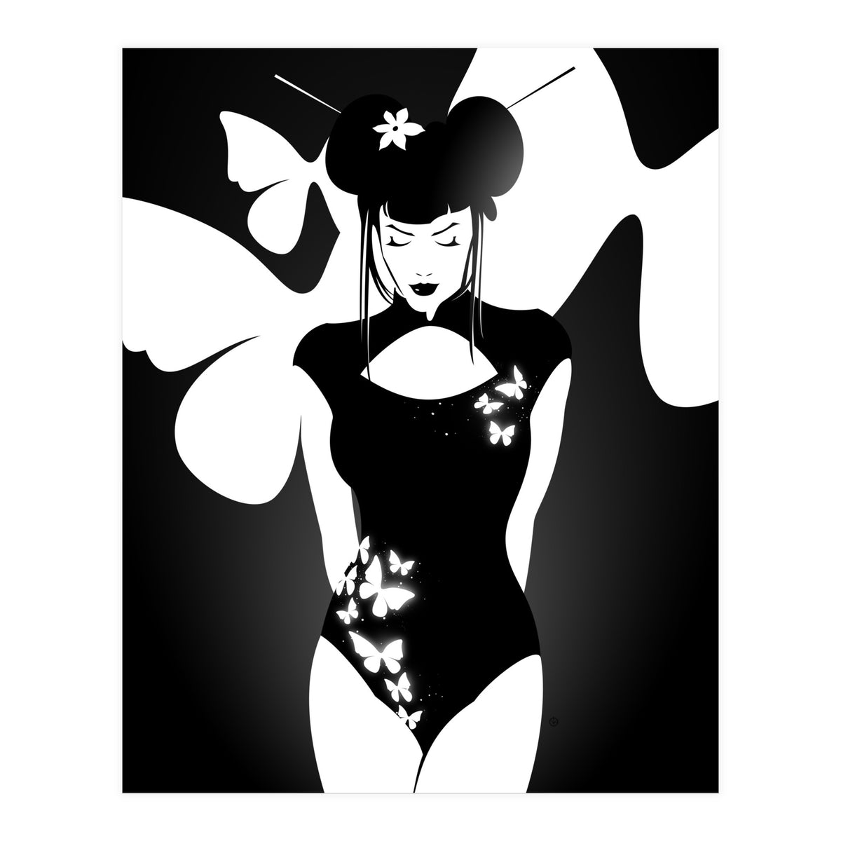 Wrapped In Butterflies (Print Only)