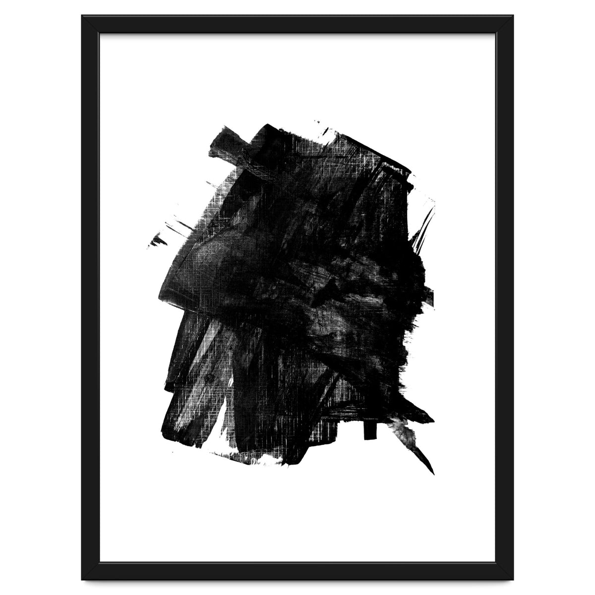 Minimalist Textured Brushstroke Art #3