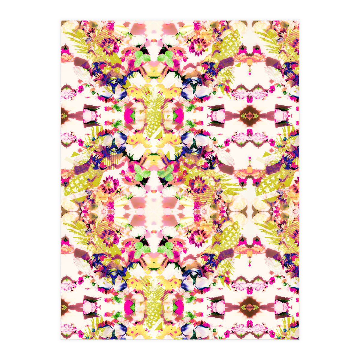 Painting mosaic - Abstract nature  (Print Only)