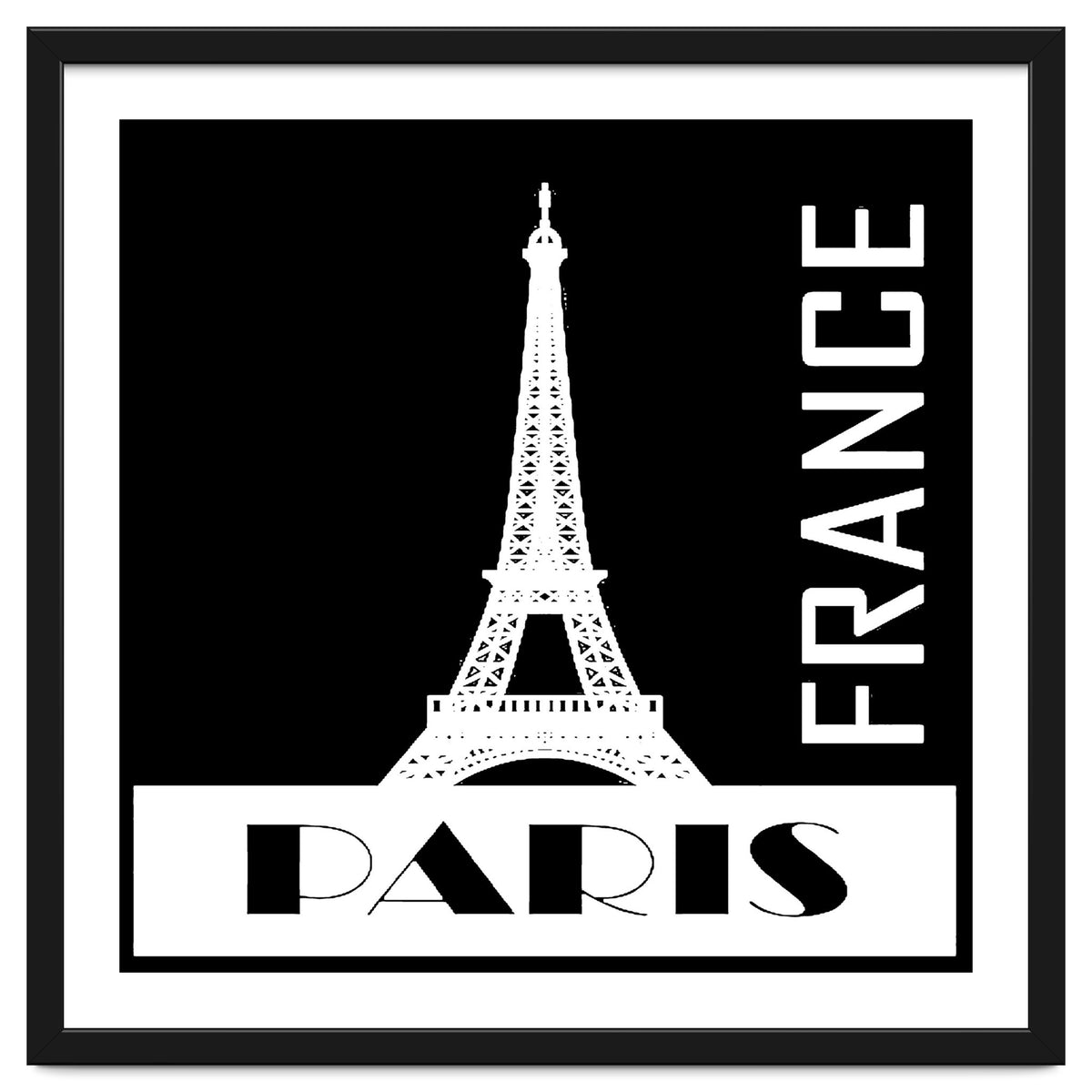 Travel Paris France Poster