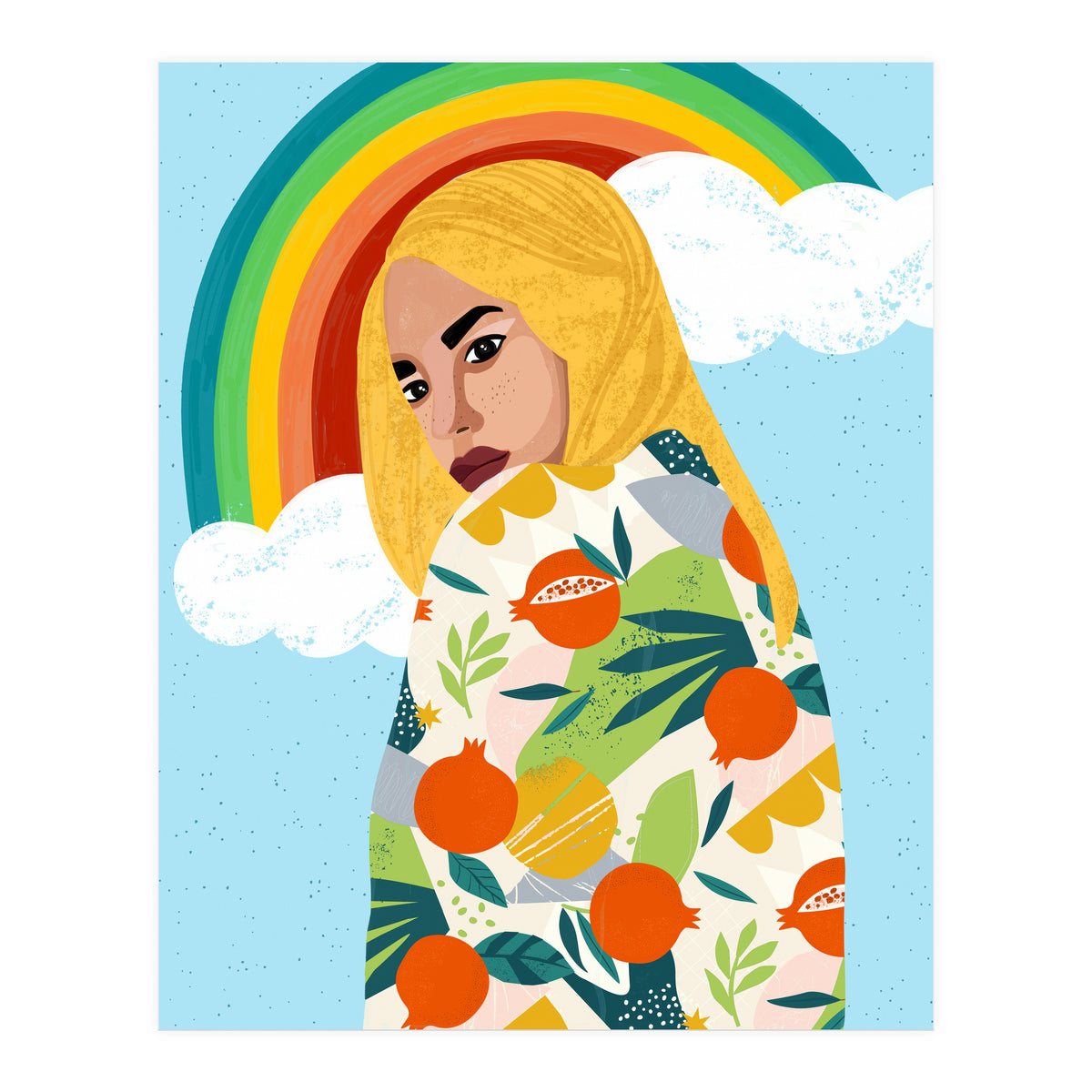 A Rainbow In Someone's Cloud (Print Only)