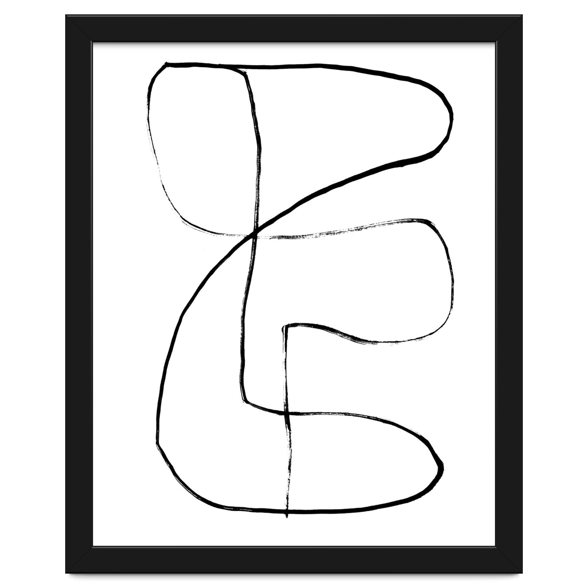 Mid-Century Line Art Print #1