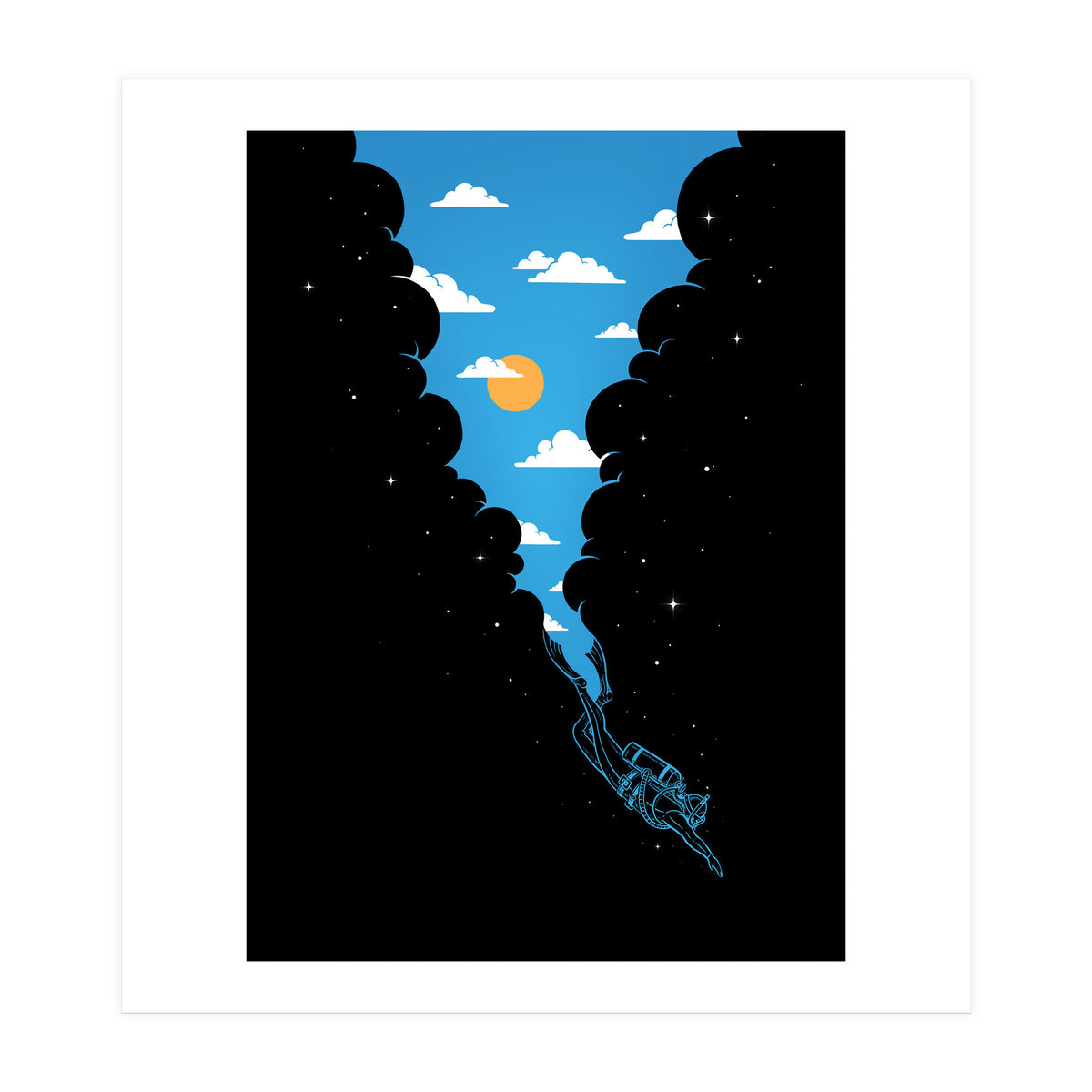 Skydiver (Print Only)