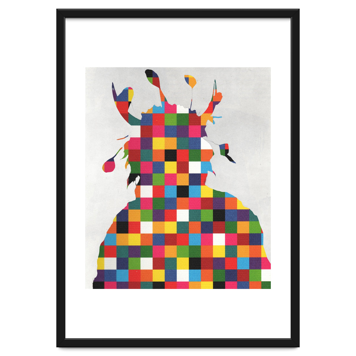 Indian Portrait Disaster · Kicking Bear Colorful Square