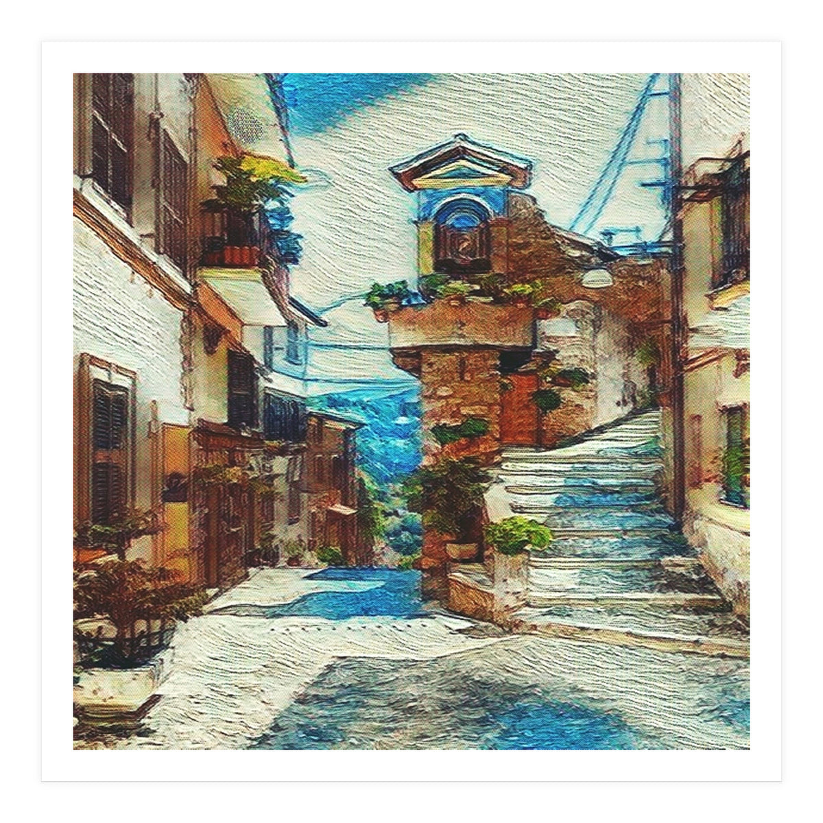 An Italian Neighborhood (Print Only)