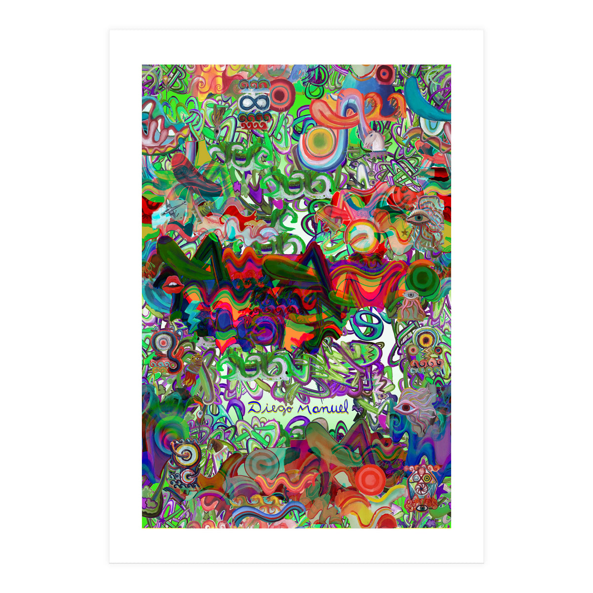 Graffitis 2021 Tapiz 16 (Print Only)