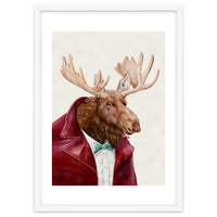 Moose In Maroon