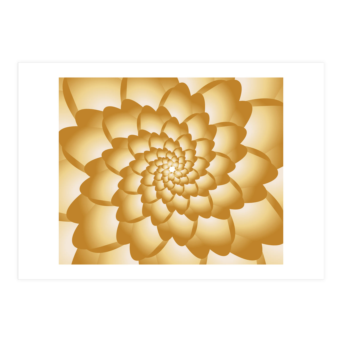 Flower Swirl Pattern (Print Only)