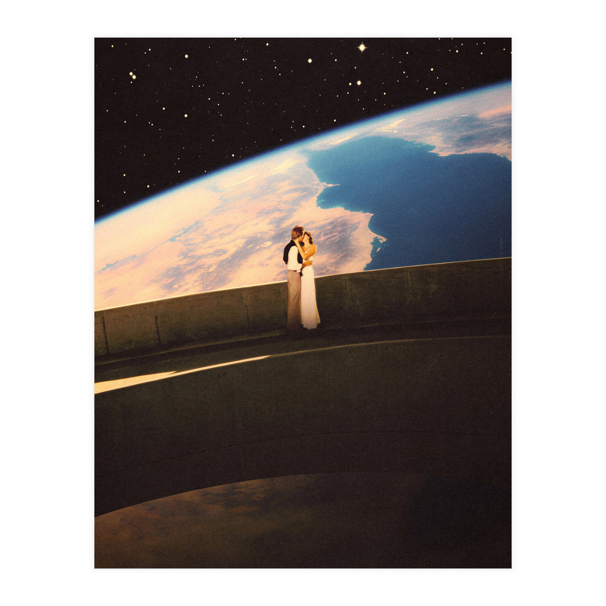 Lovers On The Bridge (Print Only)