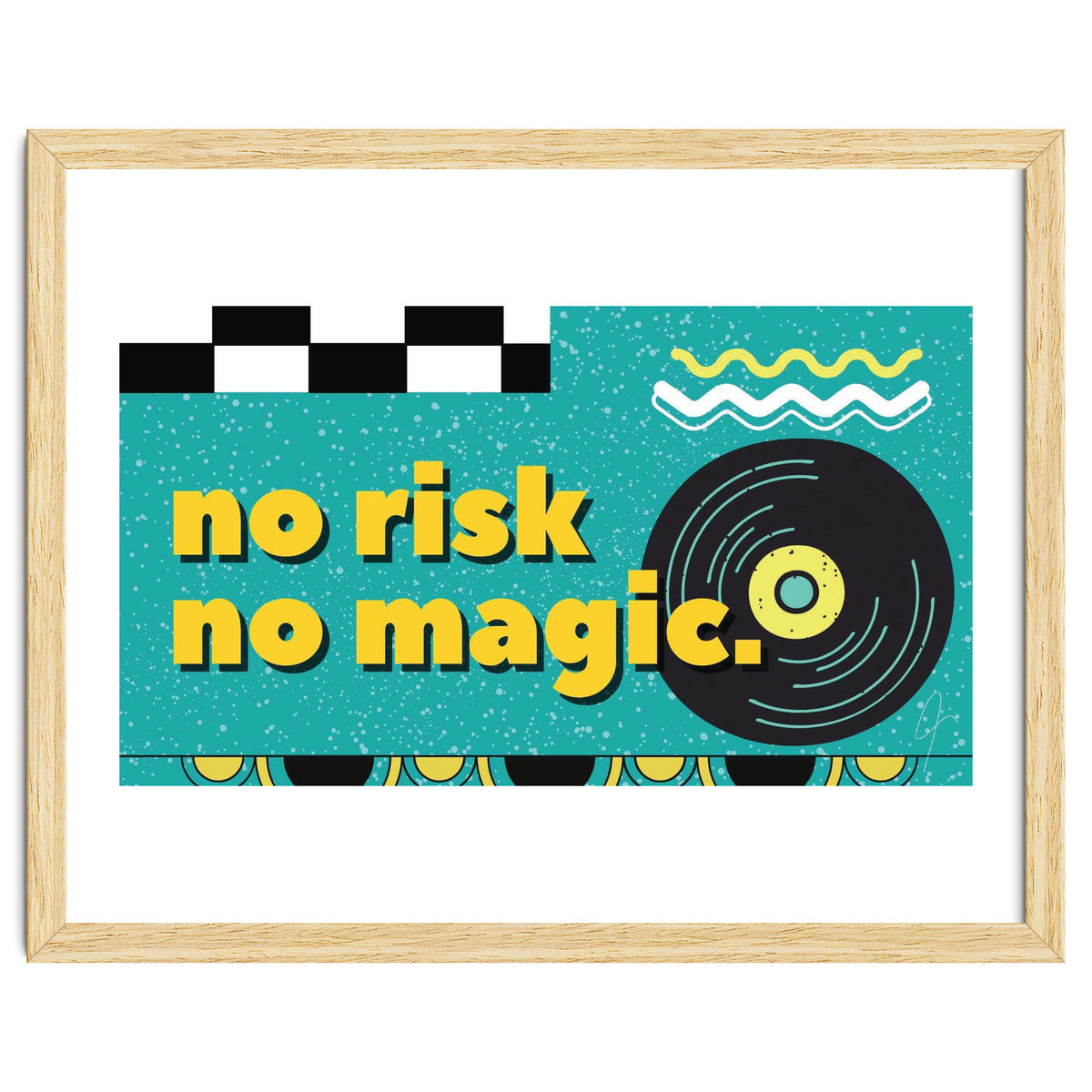 No Risk No Magic -Desktop Wallpaper