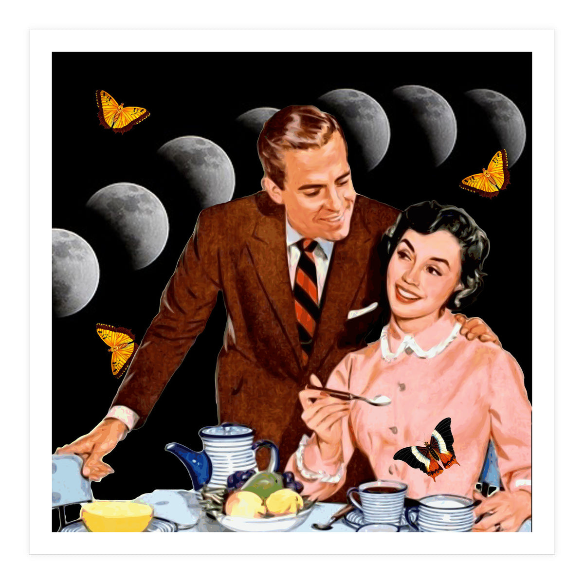 Bread In The Morning Makes Me Butterfly In Belly  (Print Only)