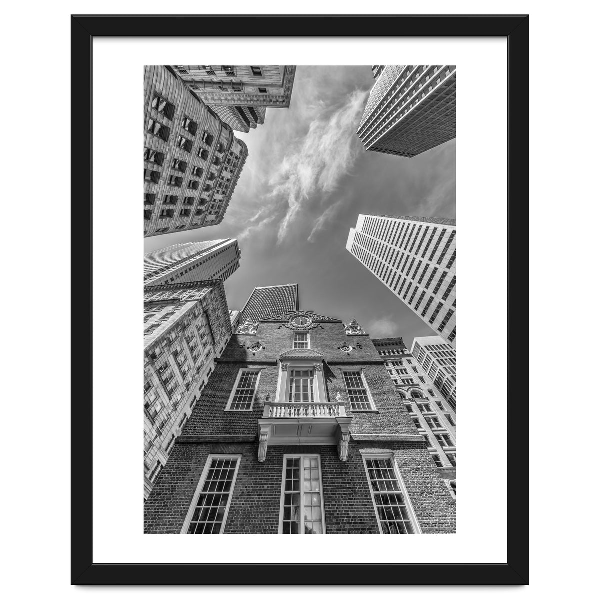 BOSTON Old State House and Skyscraper