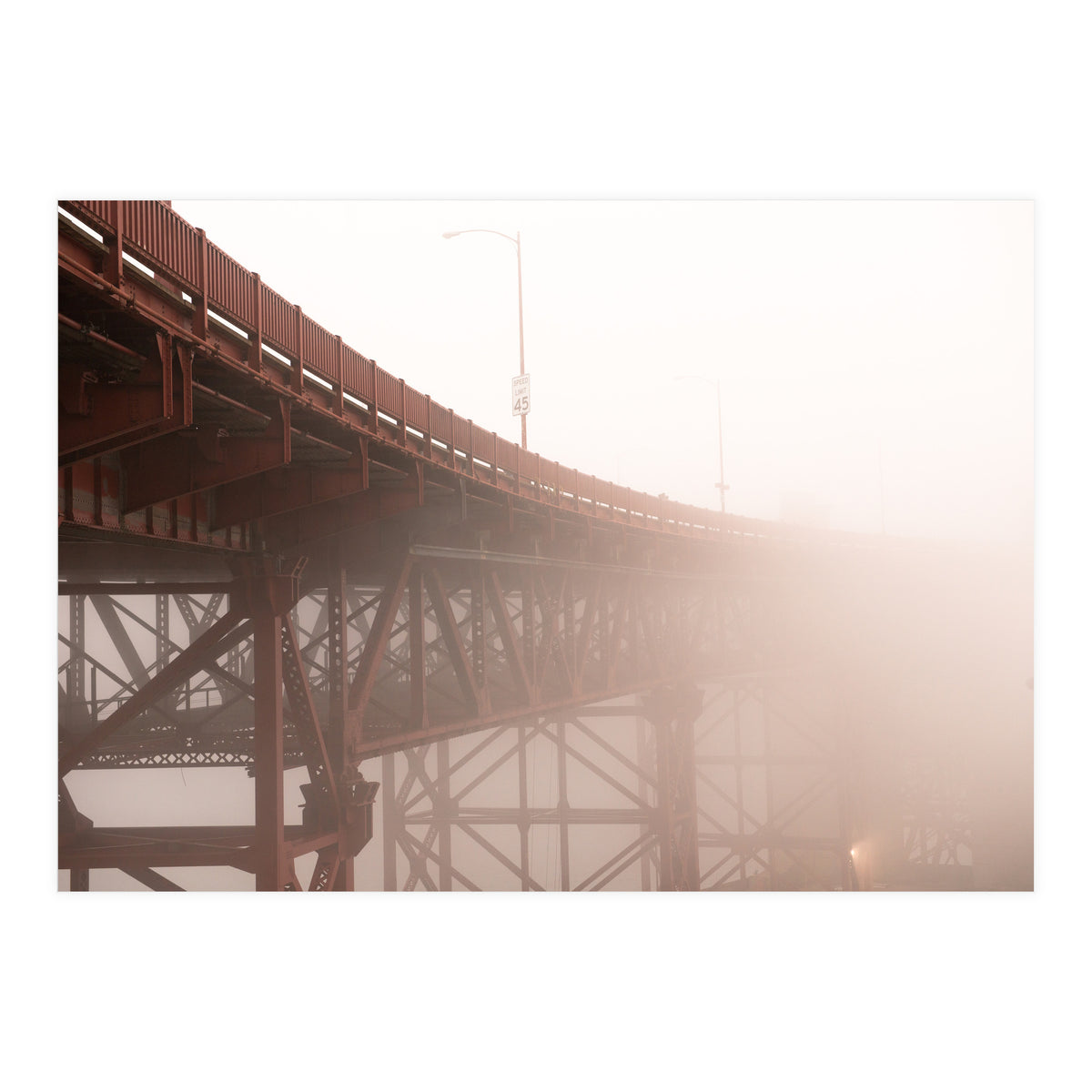 Foggy Golden Gate (Print Only)