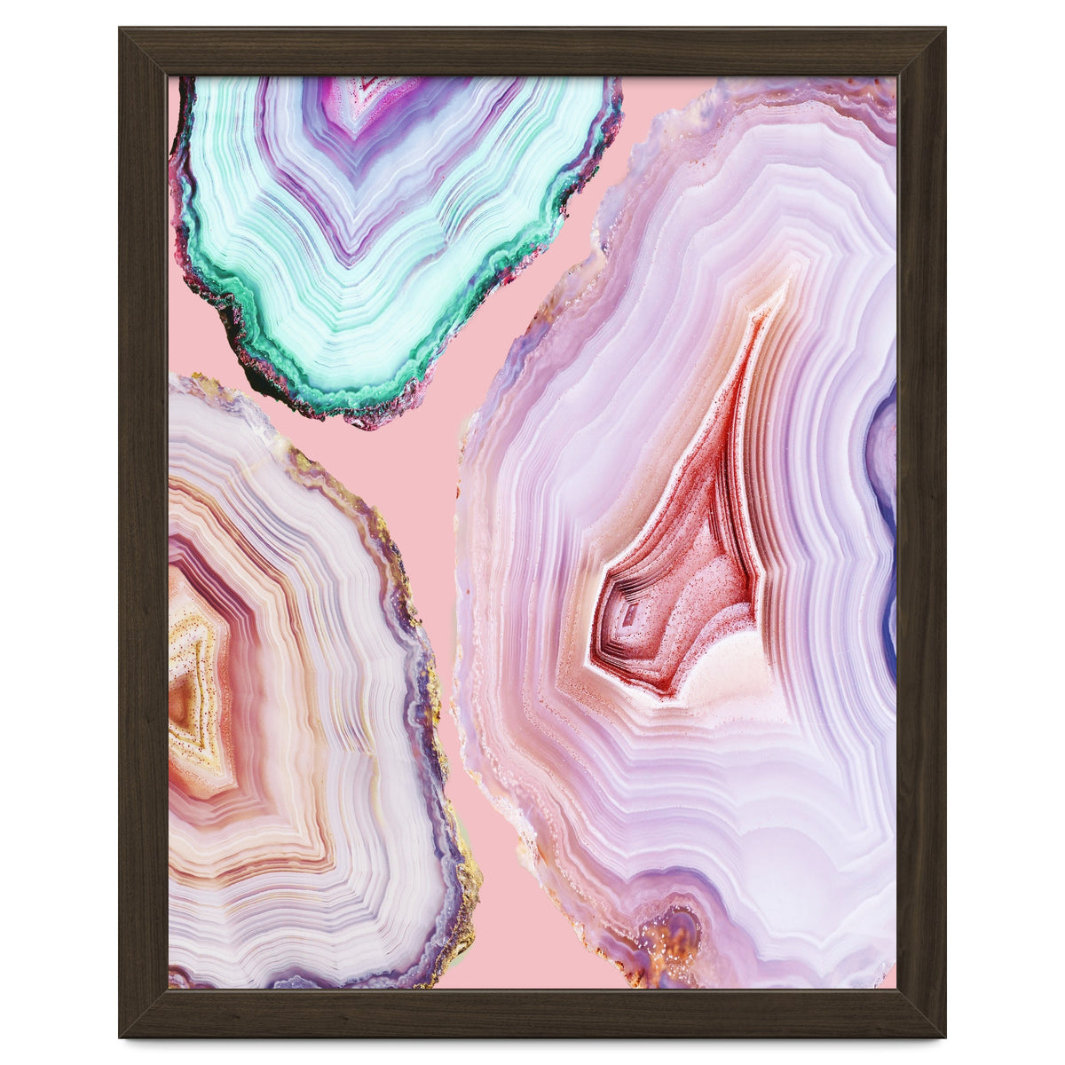 Mineral Agates #Glam collection