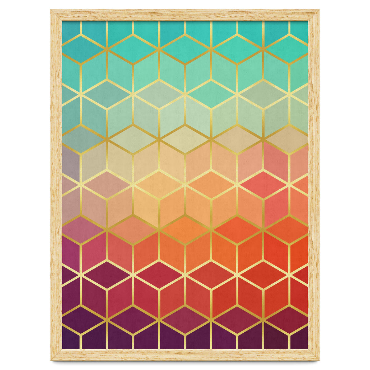 Colorful and golden pattern II