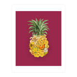 Pineapple Floral Pink (Print Only) thumbnail