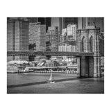 NEW YORK CITY Brooklyn Bridge & Manhattan Skyline (Print Only) thumbnail