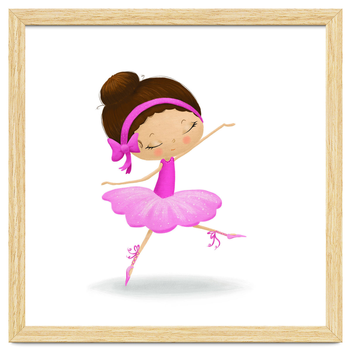 Adorable Ballerina Nursery Print