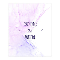 Explore the world | floating colors (Print Only)