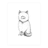 Kitty with a Fish Cracker (Print Only) thumbnail