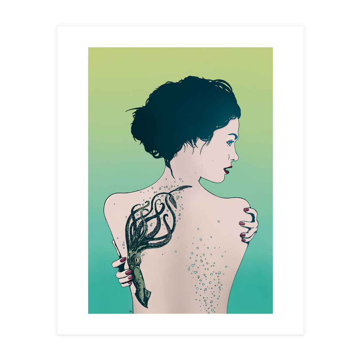 Octopus Lady (Print Only)