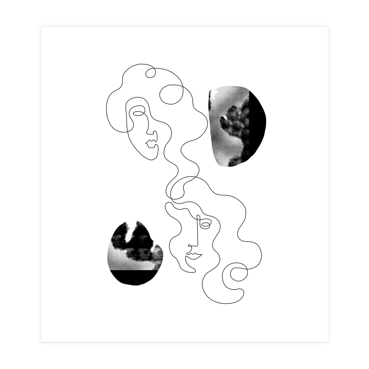 women and stones (Print Only)