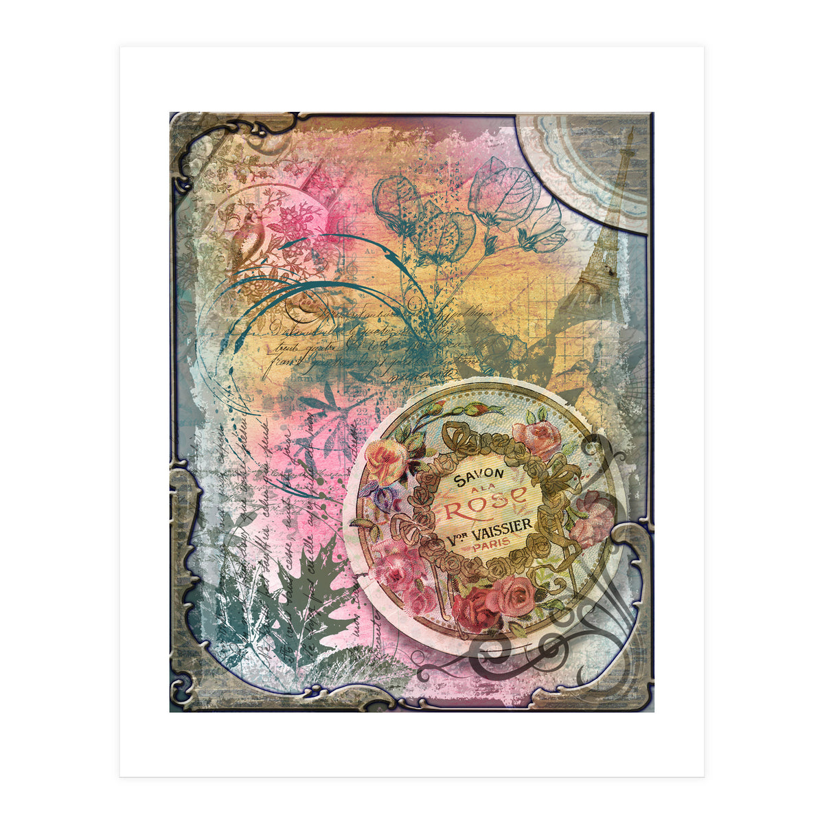 Vintage Rose Soap (Print Only)