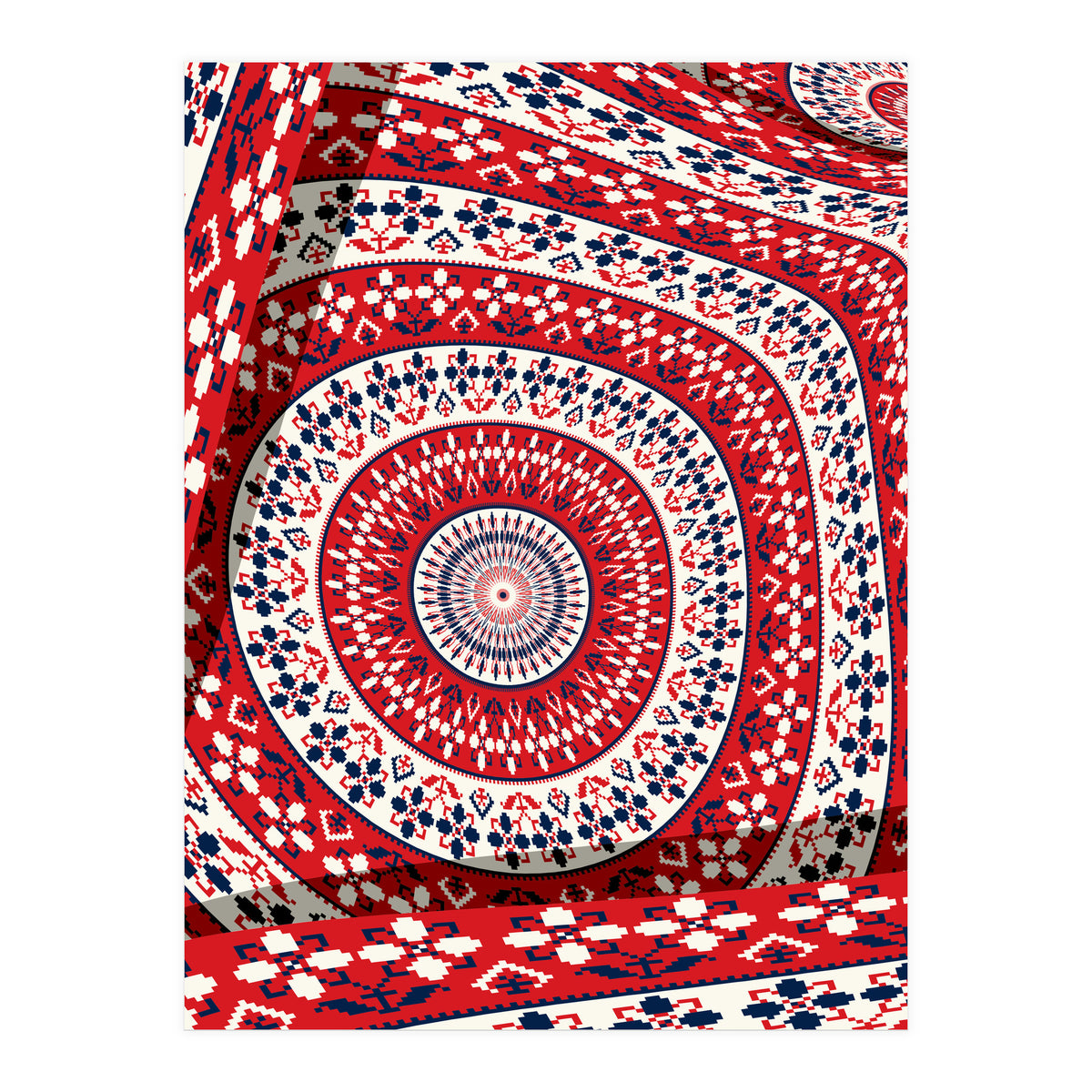 Romanian embroidery background 6 (Print Only)