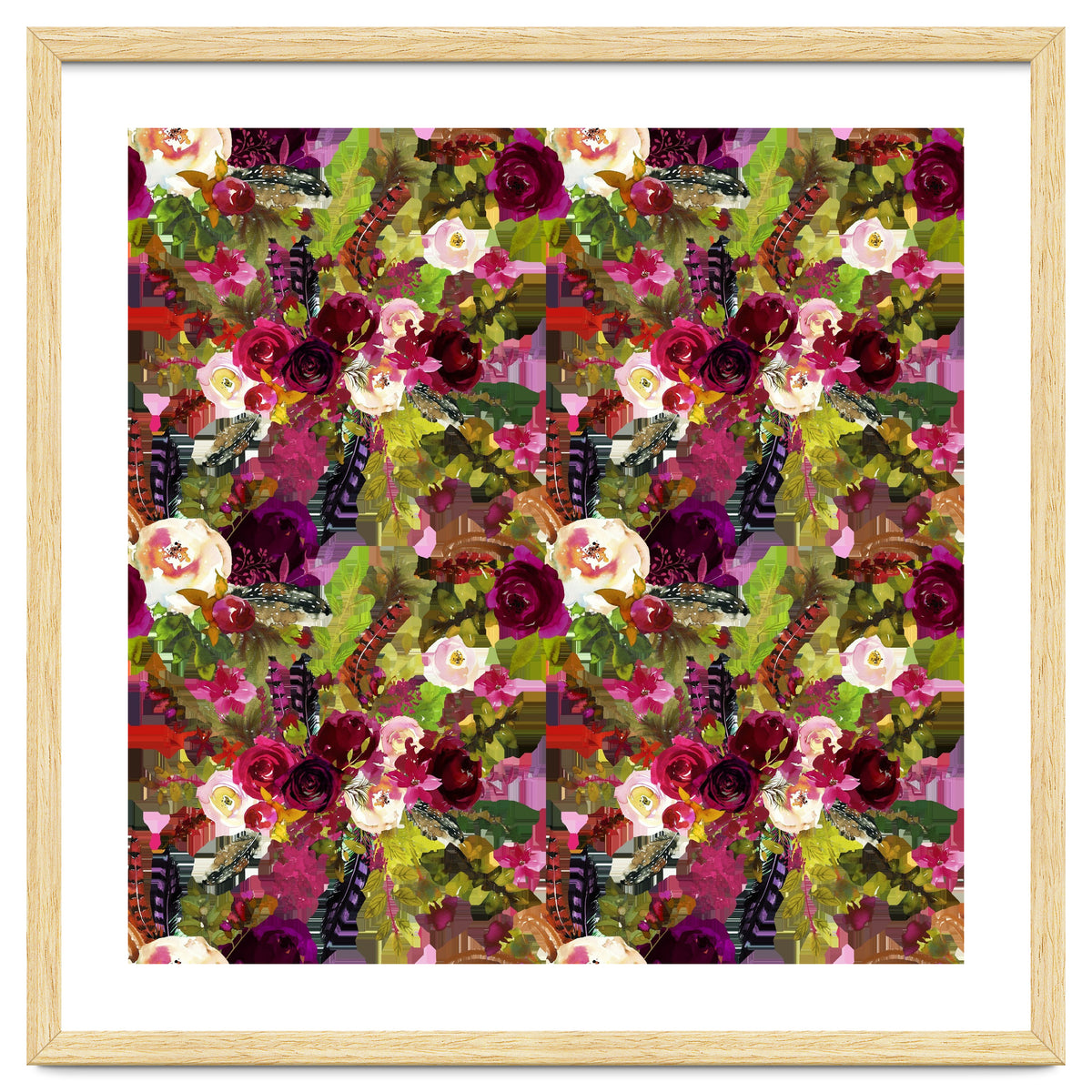 Water Colour Rose Pattern