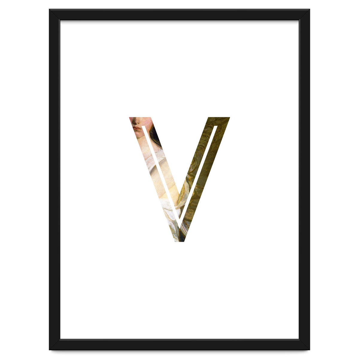 Letter V - (Impress)