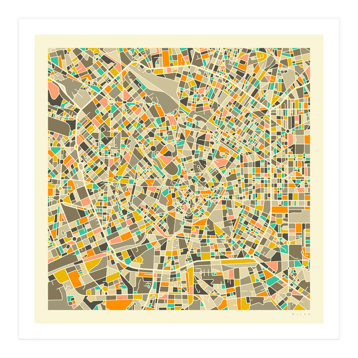 MILAN MAP (Print Only)