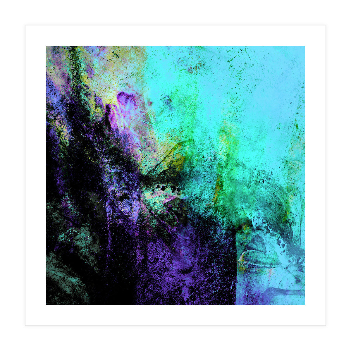 Stormy Purple Vs Black (Print Only)