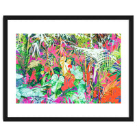 Find Me Where The Tropical Things Are | Jungle Botanical Palm Colorful Painting