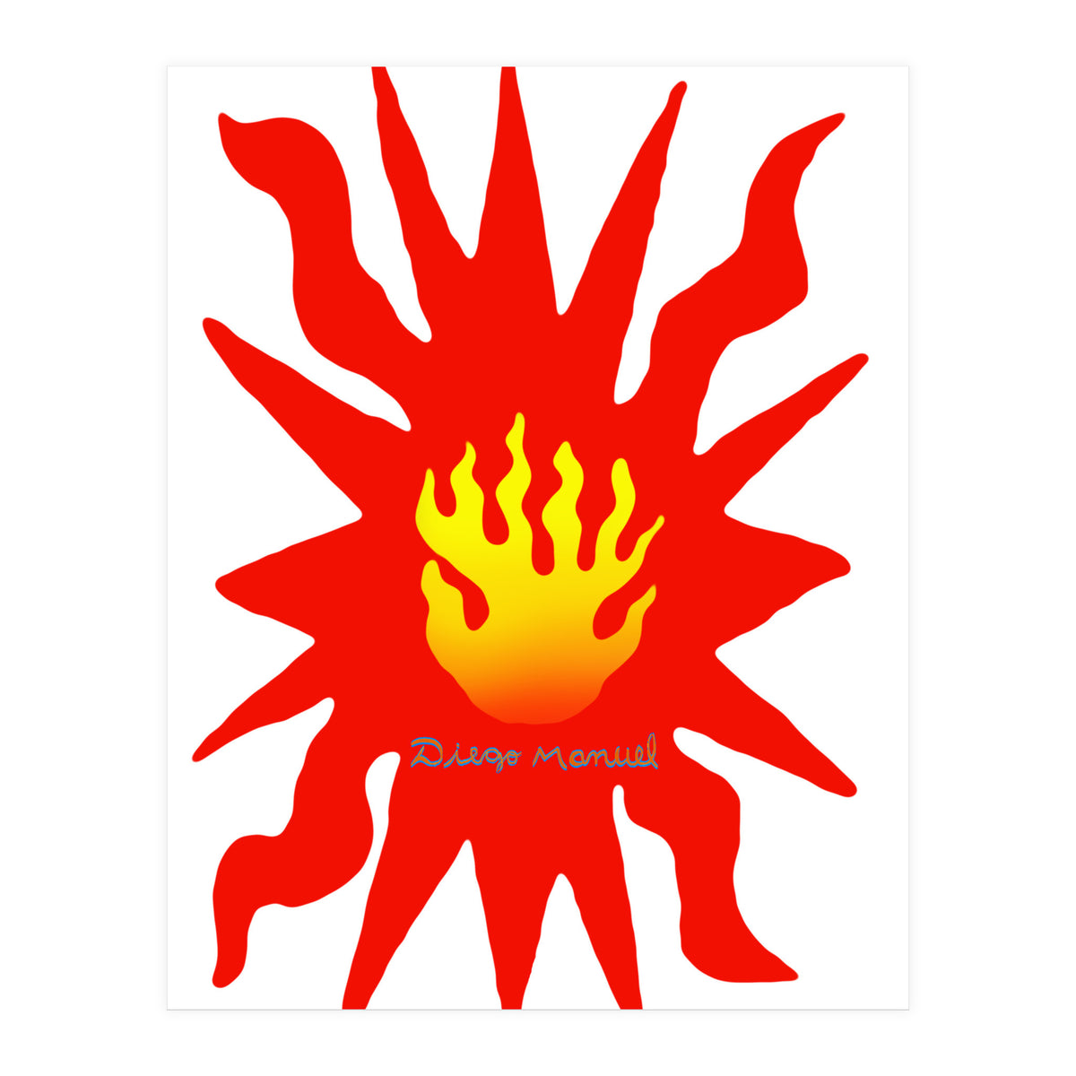 Fuego 37 Copia (Print Only)