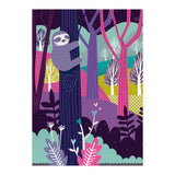 Sloth in the woods (Print Only) thumbnail