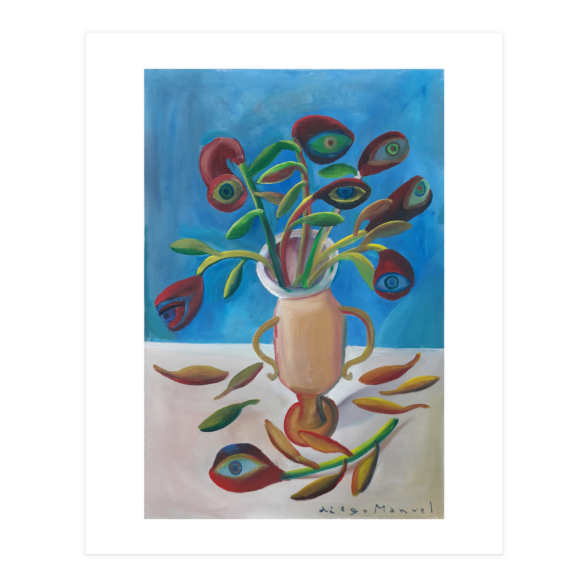 Flores Ojos (Print Only)